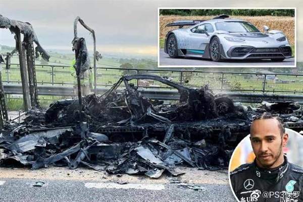 2000多万没了！一梅赛德斯AMG ONE自燃起火烧成灰：原因未明
