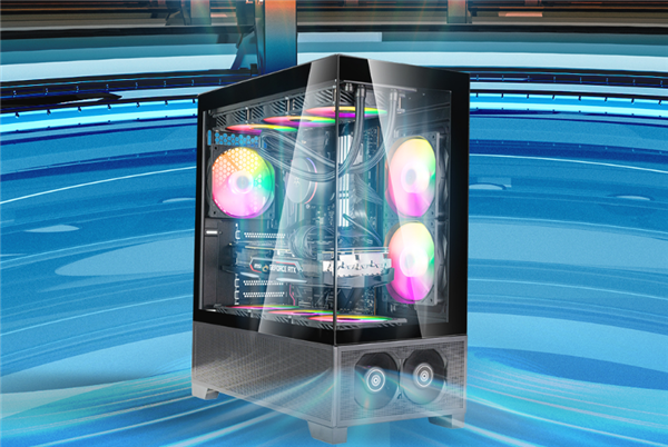 银昕推出LUCID 05海景房机箱：ATX规格 支持410mm显卡