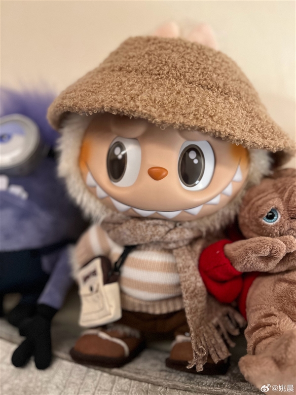 姚晨称labubu是人生中唯一盈利的投资：买它因为笑起来嘴大 有种熟悉的亲切感