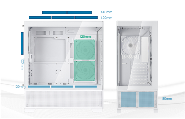 银昕推出LUCID 05海景房机箱：ATX规格 支持410mm显卡
