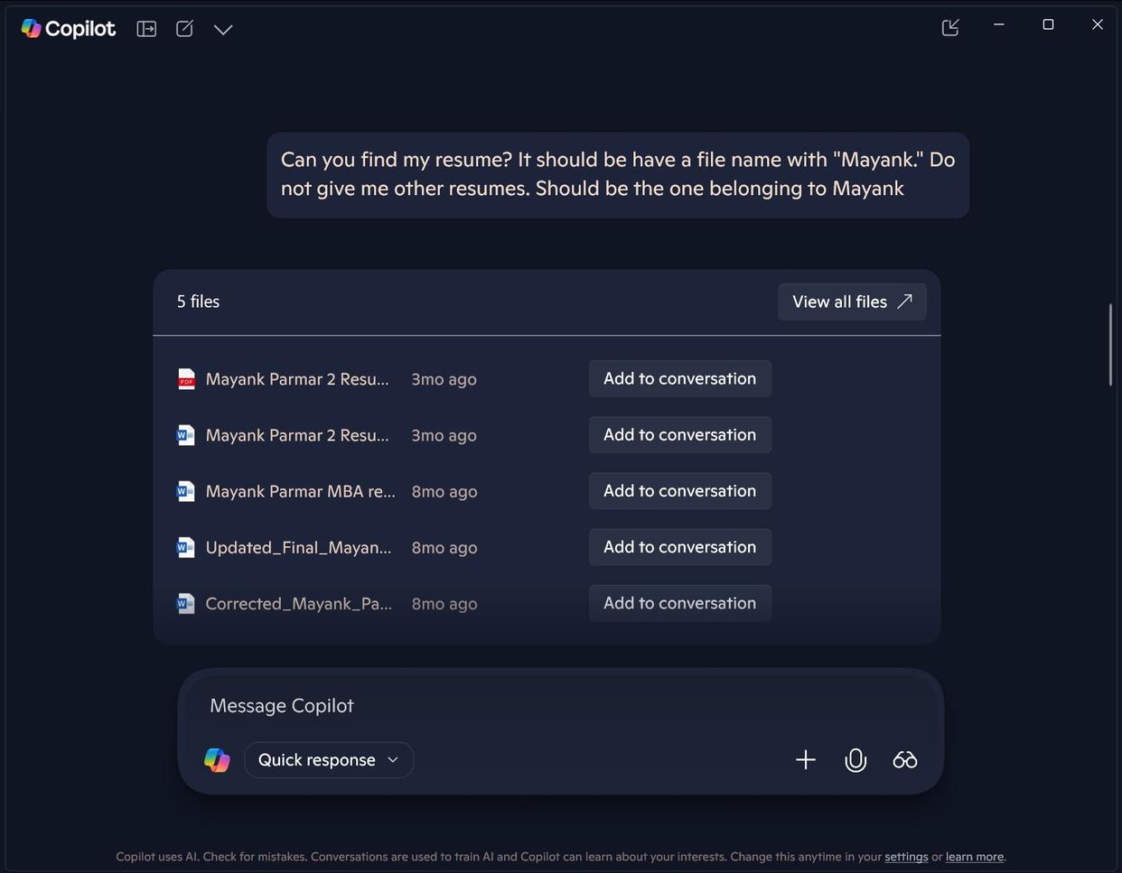 AI打造文件查找新利器! Win11/Win10版Copilot应用扩展技能