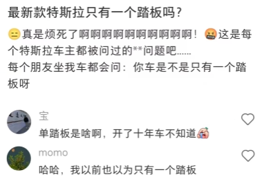 服了！到底有多少人觉得单踏板只有一个踏板