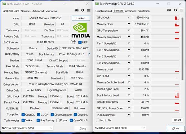 影驰RTX 5050圣刃OC评测：1080P入门战神