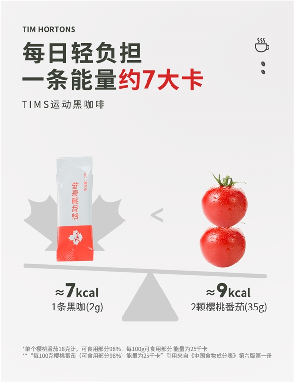 0蔗糖添加0脂肪：Tims速溶黑咖啡1元/杯上新大促