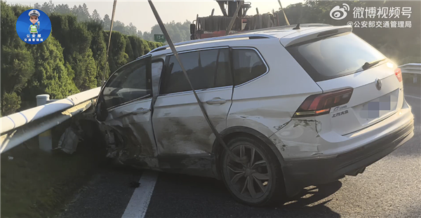 疲劳驾驶要不得！一车起飞失败、一车卡进护栏