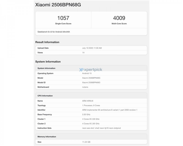 15系列家族唯一天玑旗舰！小米15T Pro现身