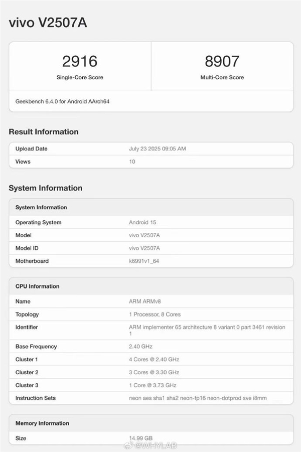 iQOO Z10 Turbo Pro+跑分出炉：天玑9400+稳了