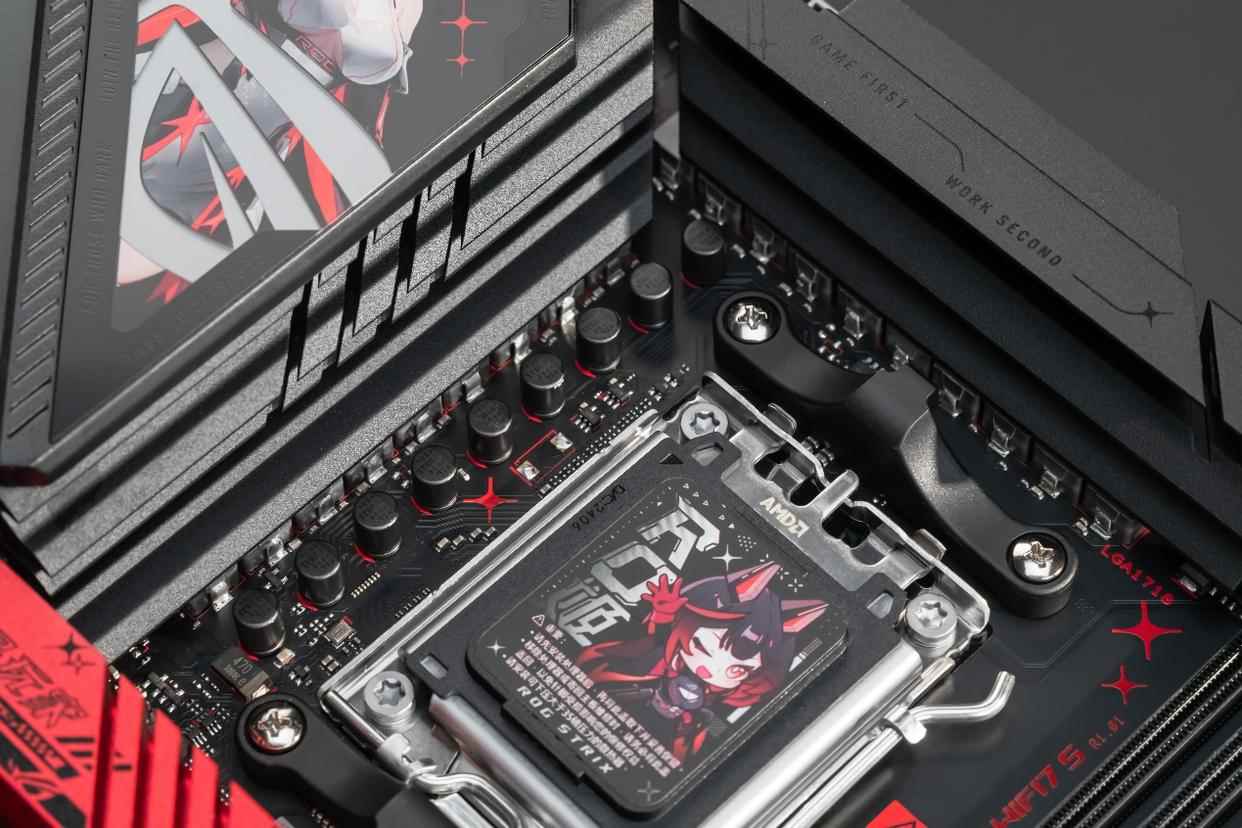 这么美又那么能打！华硕 ROG X870 RO姬主板测评