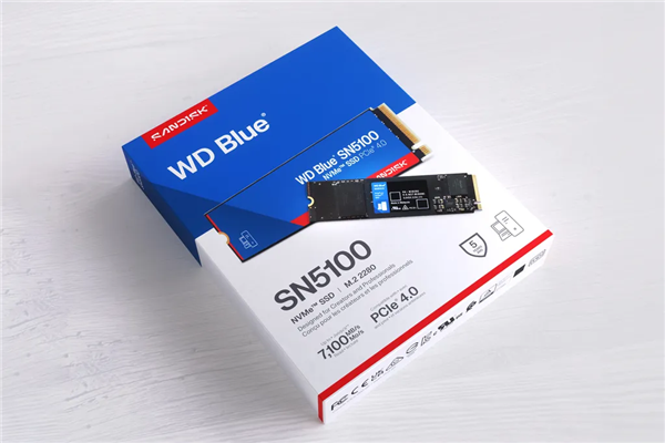 闪迪推出WD蓝盘SN5100 SSD：宣称性能提升30%、价格高了超20%