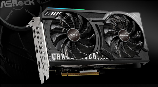 OC只是个名字！华擎推出AMD RX 9060 Challenger 8GB OC显卡：频率原地踏步