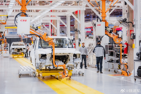 长城魏建军今天公开分享了“一个好消息” 网友：太有牌面了