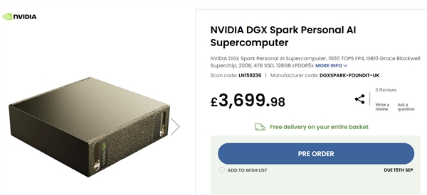 NVIDIA首款桌面CPU首战失利！DGX Spark迷你机爽约仍未发布