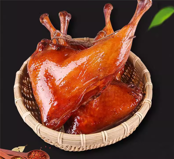 鲜活鸭腿传统腌制：腊锦香烟熏鸭腿4.5元/只（单只200g）