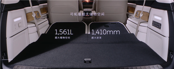 最能装的大三排SUV！全新蔚来ES8前后备箱空间777升 比两个同级竞品之和还大