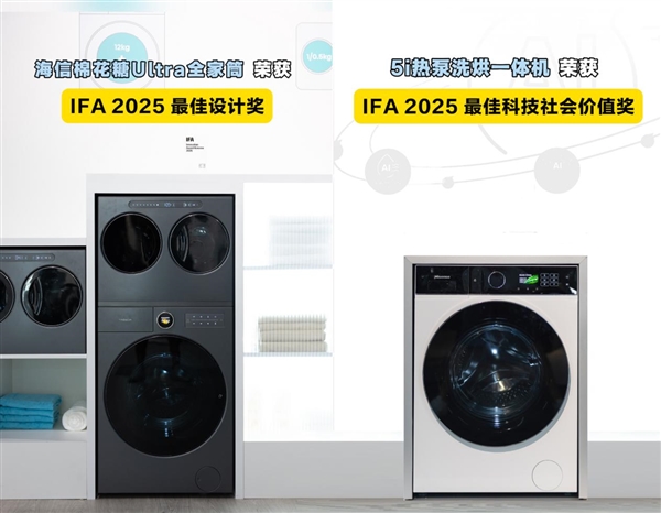 柏林见证“全家筒时刻”：海信棉花糖Ultra全家筒首秀斩获双奖