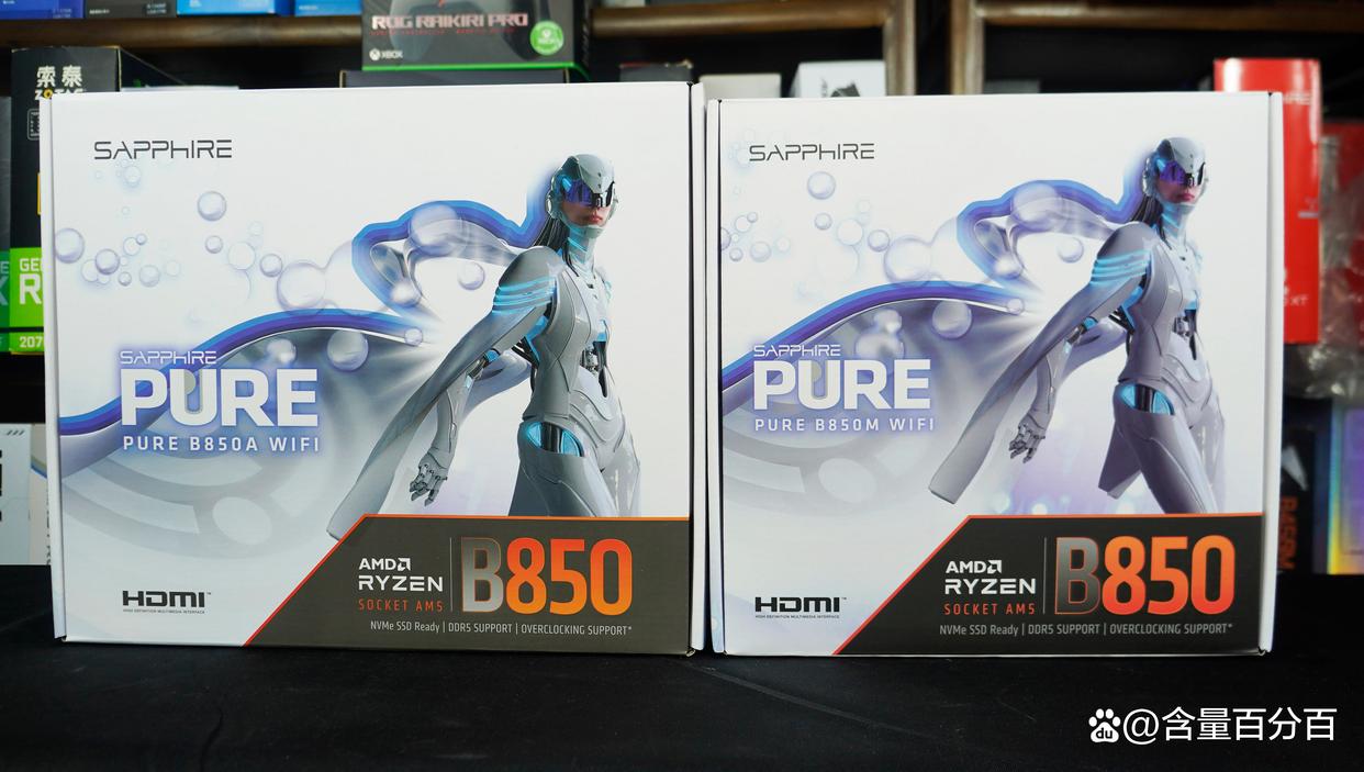 颜值与战力拉满! 蓝宝石PURE 极地 B850M WIFI主板装机测评