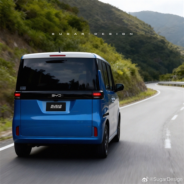 最实用的方盒子 博主绘制比亚迪纯电K-Car效果图：国内太罕见