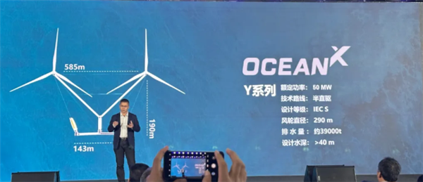 风轮直径290米！全球最大漂浮式海上风电机组发布