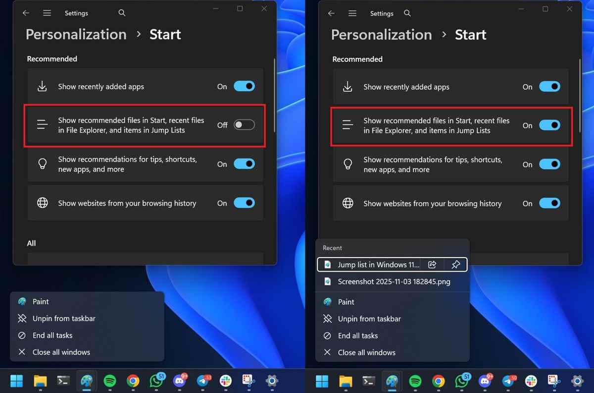 Win11可隐藏开始菜单推荐内容同时禁用两大核心功能