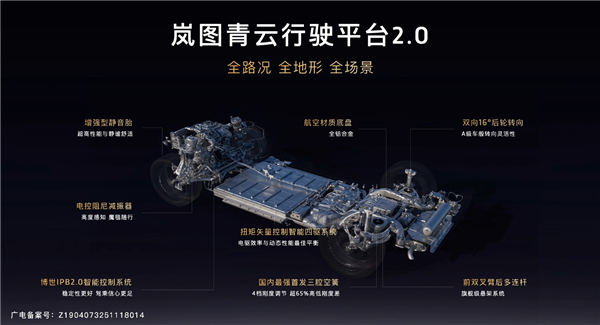 37.99万起 岚图泰山上市：全系65度大电池 华为顶级智驾