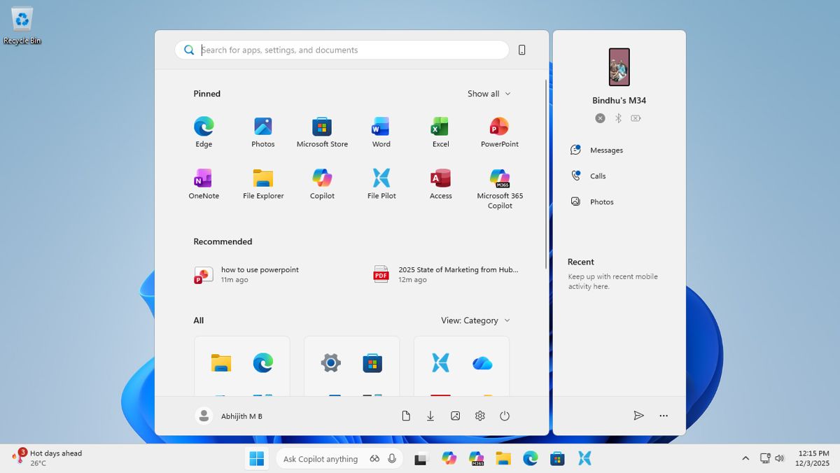 Win11安装KB5068861后新开始菜单变大且无法缩小