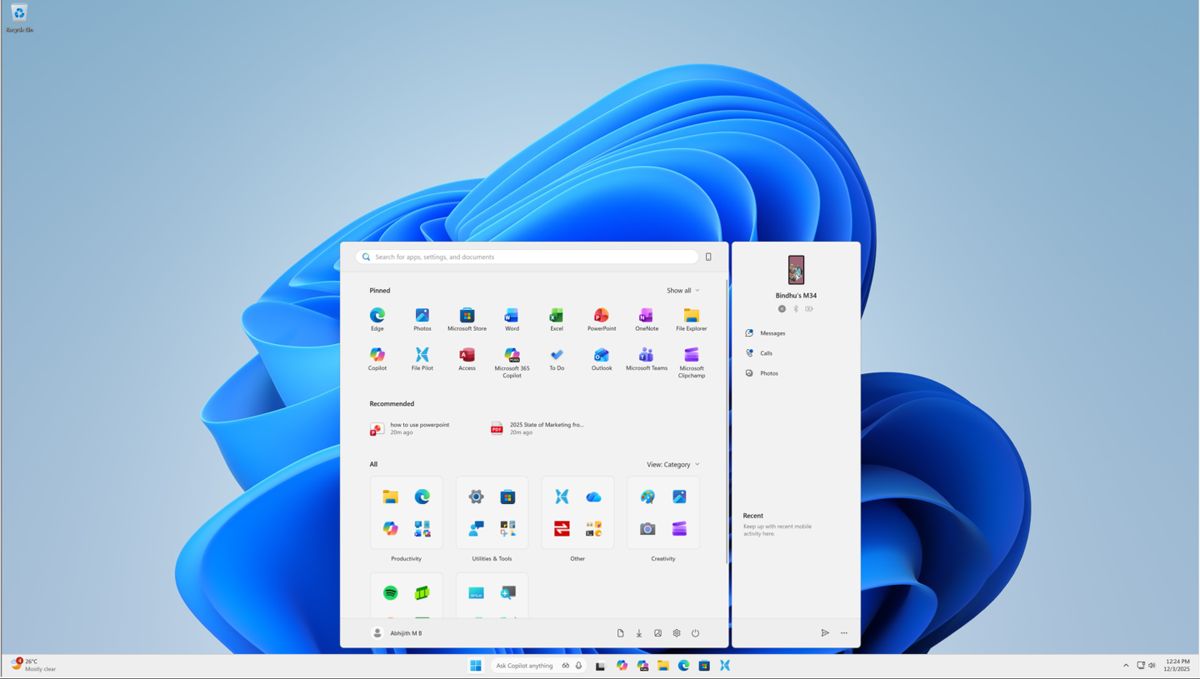 Win11安装KB5068861后新开始菜单变大且无法缩小